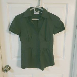 New york and Co. black button up